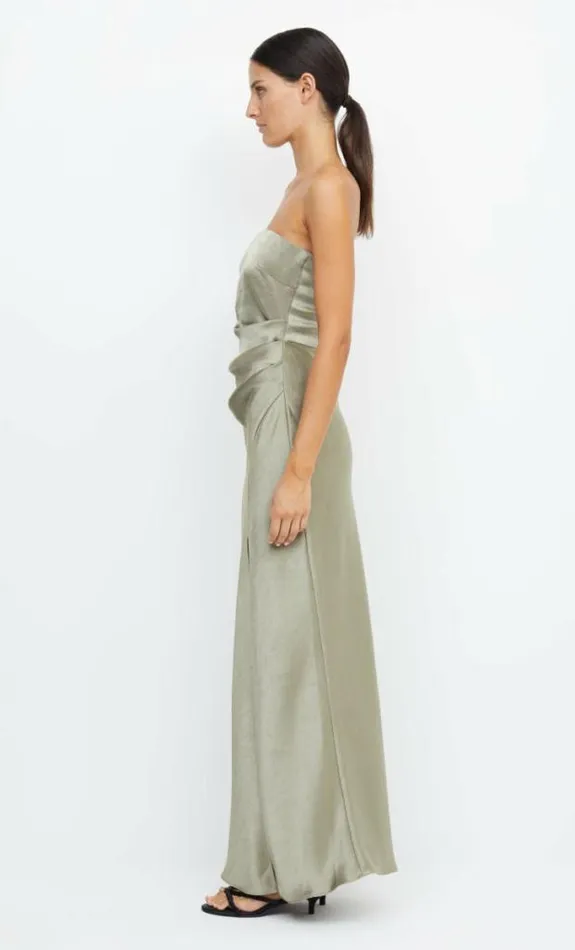 Dresses Bec Bridge The Dreamer Strapless Dress Sage