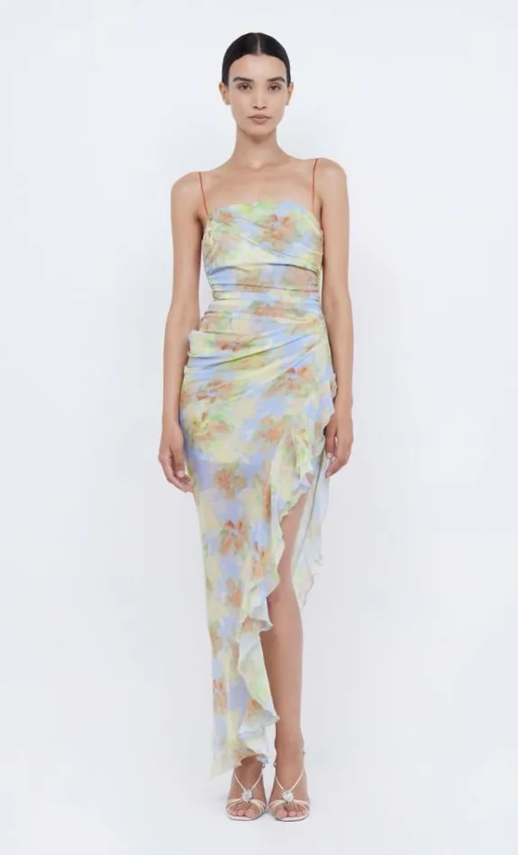 Dresses Bec Bridge Zephy Asym Dress Blue Blossom