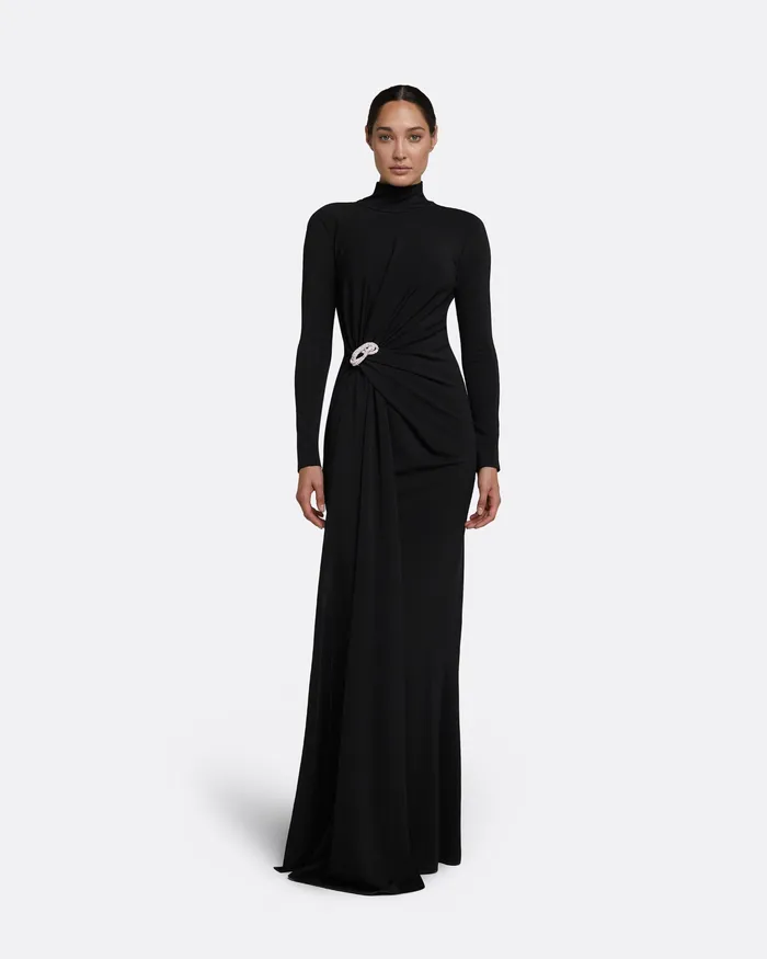 Dresses Benni Black Long Dress Black 8211 Safiyaa Women