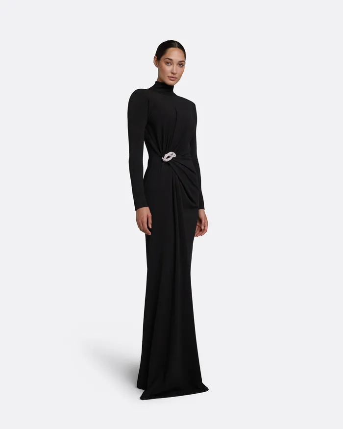 Dresses Benni Black Long Dress Black 8211 Safiyaa Women