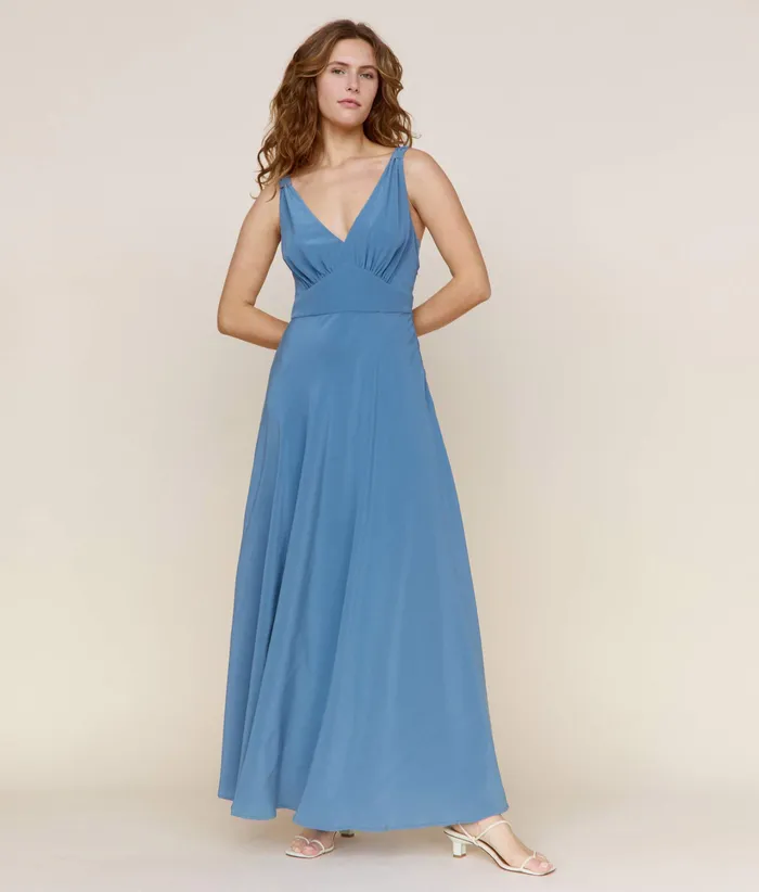 Dresses Christy Dawn Women The Angelica Dress Ocean Silk