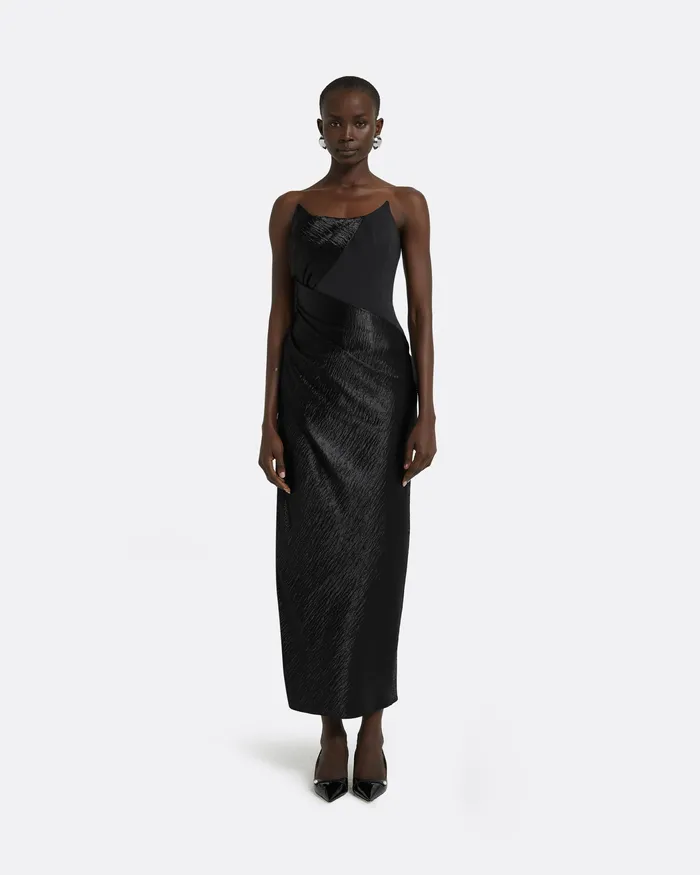 Dresses Samara Black Midi Dress Black 8211 Safiyaa Women