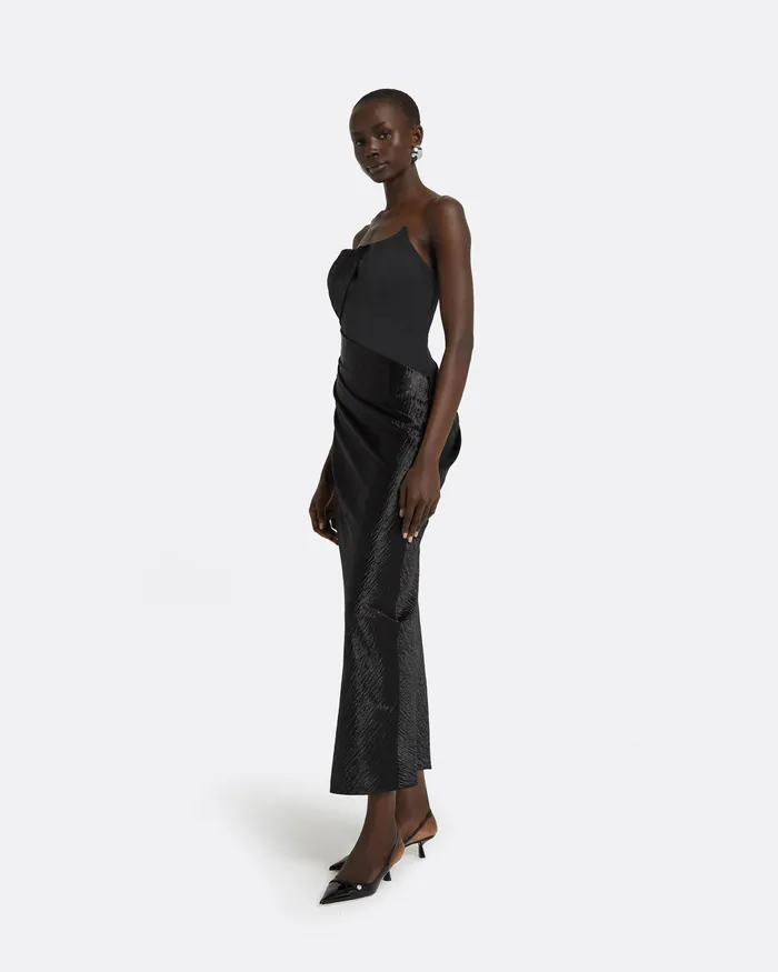 Dresses Samara Black Midi Dress Black 8211 Safiyaa Women