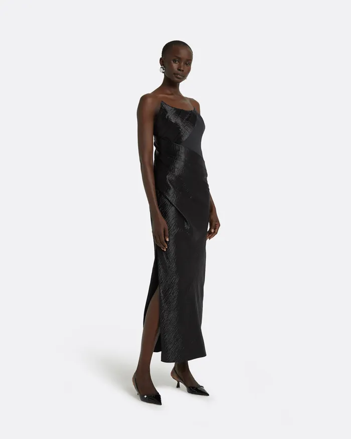 Dresses Samara Black Midi Dress Black 8211 Safiyaa Women