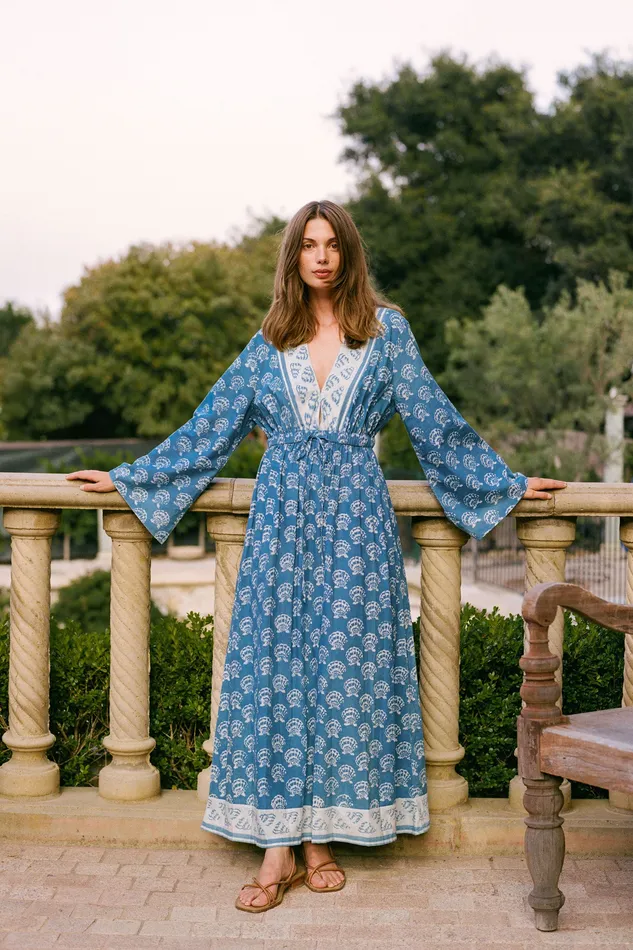 Dresses The Jacinta Dress Ocean Seashell 8211 Christy Dawn Women Dresses The Jacinta Dress Ocean Seashell 8211 Christy Dawn Women