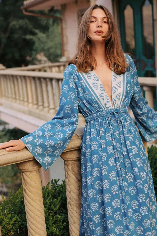 Dresses The Jacinta Dress Ocean Seashell 8211 Christy Dawn Women Dresses The Jacinta Dress Ocean Seashell 8211 Christy Dawn Women