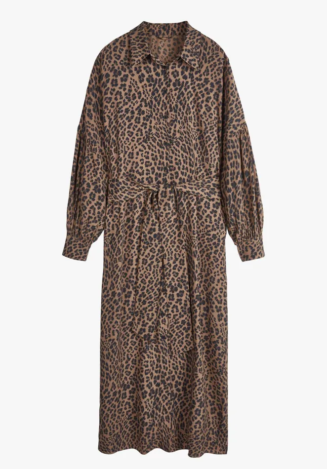 Dresses Women Hush Evana Shirt Dress Brown Leopard Skin