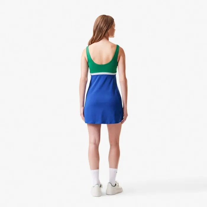Dresses Women Lacoste Women039s Lacoste X Bandier All Motion Colorblock Dress Blue Siy
