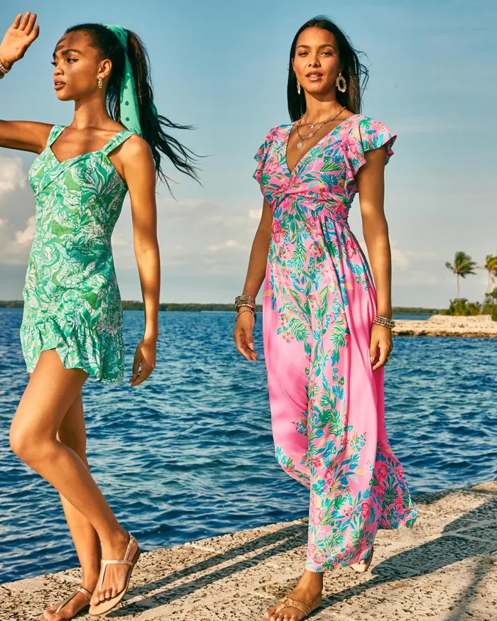 Dresses Women Lilly Pulitzer Ellara Jacquard Midi Bow Dress Onyx Leaf An Impression Jacquard Dresses Women Lilly Pulitzer Ellara Jacquard Midi Bow Dress Onyx Leaf An Impression Jacquard