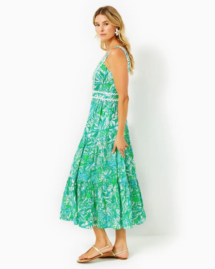 Dresses Women Lilly Pulitzer Ellara Jacquard Midi Bow Dress Onyx Leaf An Impression Jacquard Dresses Women Lilly Pulitzer Ellara Jacquard Midi Bow Dress Onyx Leaf An Impression Jacquard