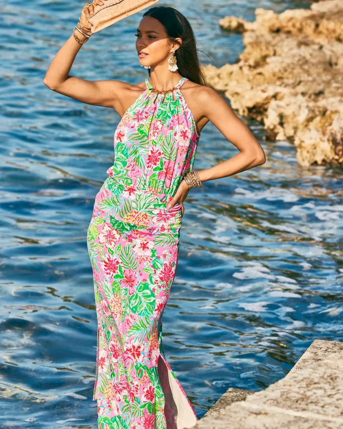 Dresses Women Lilly Pulitzer Ellara Jacquard Midi Bow Dress Onyx Leaf An Impression Jacquard Dresses Women Lilly Pulitzer Ellara Jacquard Midi Bow Dress Onyx Leaf An Impression Jacquard