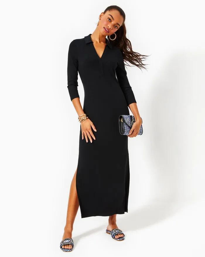 Dresses Women Lilly Pulitzer Ellara Jacquard Midi Bow Dress Onyx Leaf An Impression Jacquard Dresses Women Lilly Pulitzer Ellara Jacquard Midi Bow Dress Onyx Leaf An Impression Jacquard