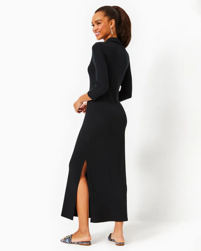 Dresses Women Lilly Pulitzer Ellara Jacquard Midi Bow Dress Onyx Leaf An Impression Jacquard Dresses Women Lilly Pulitzer Ellara Jacquard Midi Bow Dress Onyx Leaf An Impression Jacquard