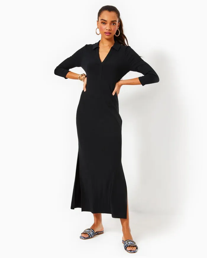 Dresses Women Lilly Pulitzer Ellara Jacquard Midi Bow Dress Onyx Leaf An Impression Jacquard Dresses Women Lilly Pulitzer Ellara Jacquard Midi Bow Dress Onyx Leaf An Impression Jacquard