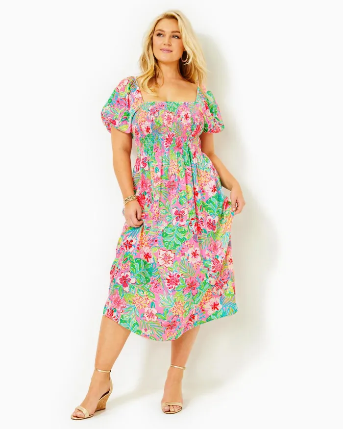 Dresses Women Lilly Pulitzer Ellara Jacquard Midi Bow Dress Onyx Leaf An Impression Jacquard Dresses Women Lilly Pulitzer Ellara Jacquard Midi Bow Dress Onyx Leaf An Impression Jacquard
