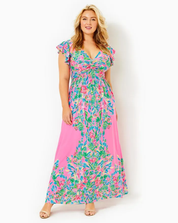 Dresses Women Lilly Pulitzer Penley Midi Set Onyx Calypso Eyelet