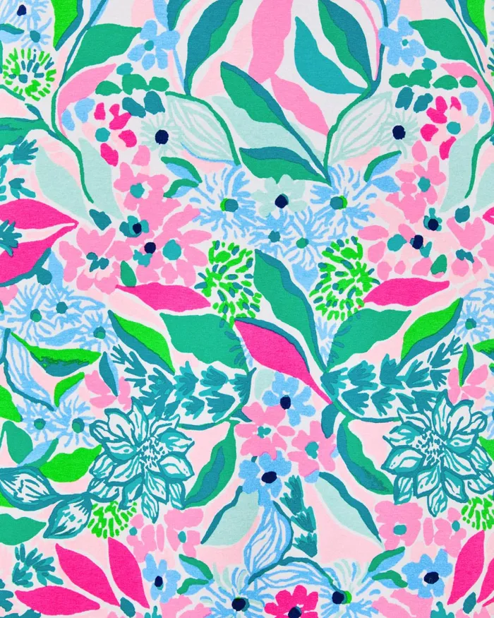 Dresses Women Lilly Pulitzer UPF 50 Sophiletta Dress Water Lilly Green Leaf Me In Paradise Engineered Dress