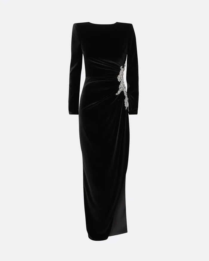 Dresses Women Nonna Black Long Dress Black Safiyaa