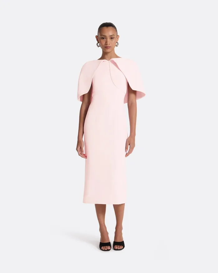 Dresses Women Safiyaa Barb Peony Blush Midi Dress Peony Blush