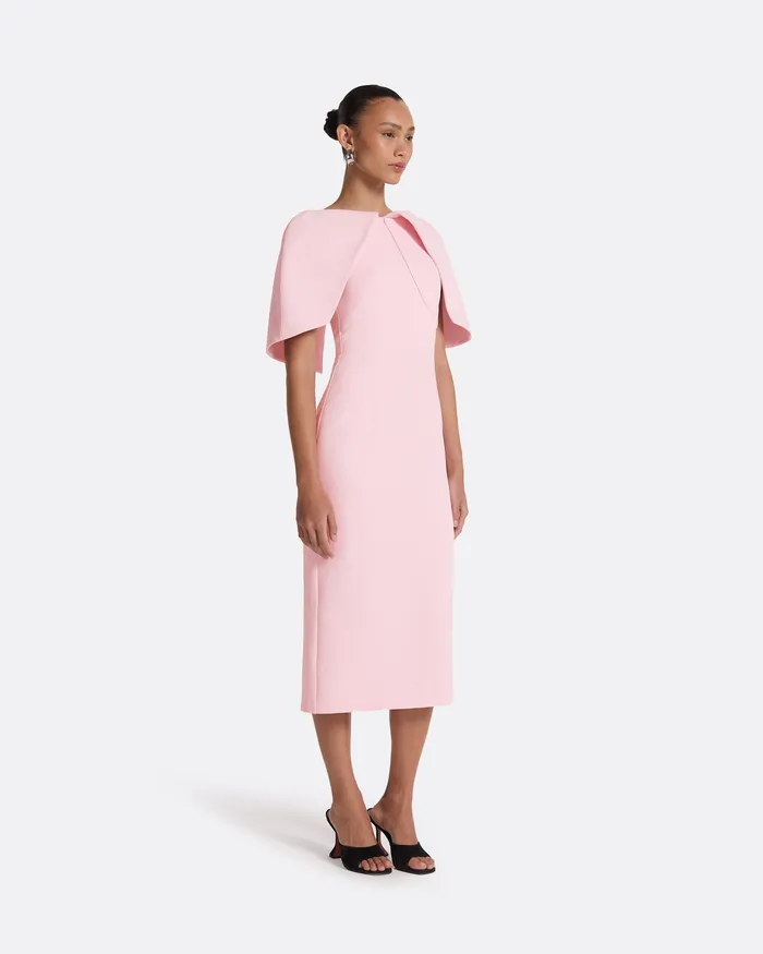 Dresses Women Safiyaa Barb Peony Blush Midi Dress Peony Blush