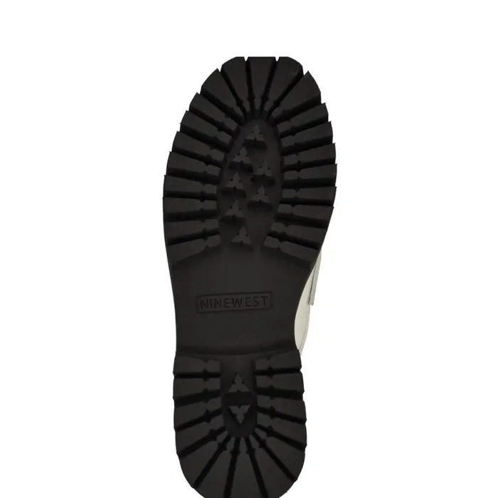 Duntal Lugsole Loafer Mules Silver Women Nine West Flats