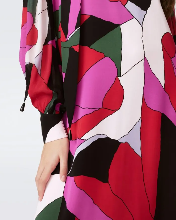 DVF Dresses Women Abel Dress Huge Tendu