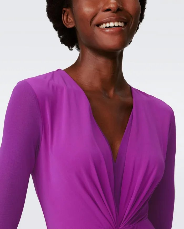 DVF Dresses Women Hades Dress Purple Wine