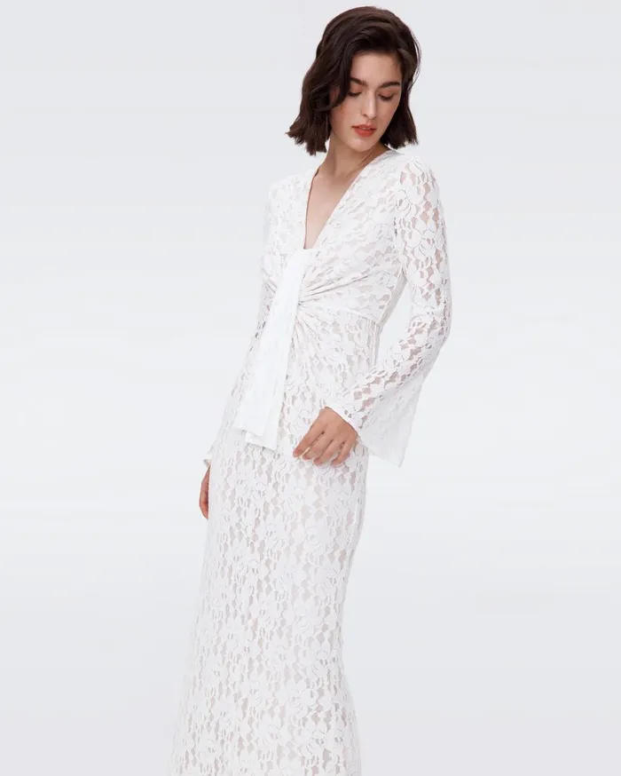 DVF Dresses Women Jobin Dress Ivory
