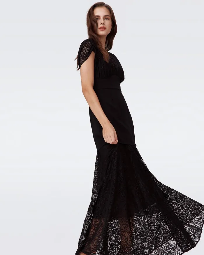 DVF Dresses Women Leslie Dress Black