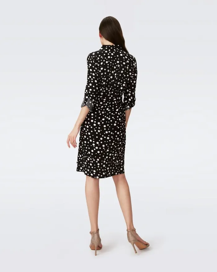 DVF Dresses Women Prita Shirt Dress Spot Light