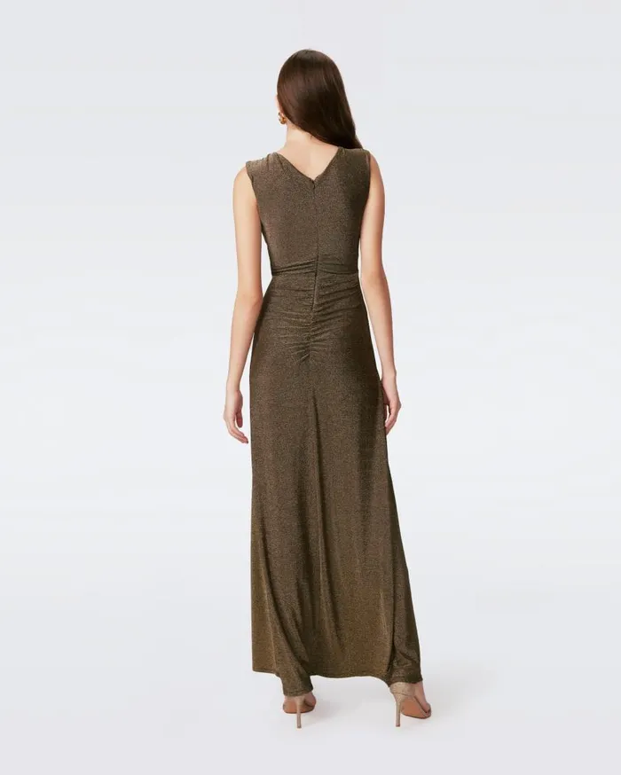 DVF Dresses Women Tomas Dress Golden Brown