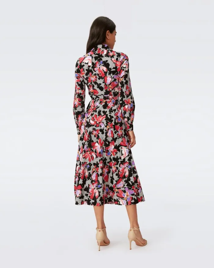 DVF Dresses Women Tori Wrap Dress Odette Floral
