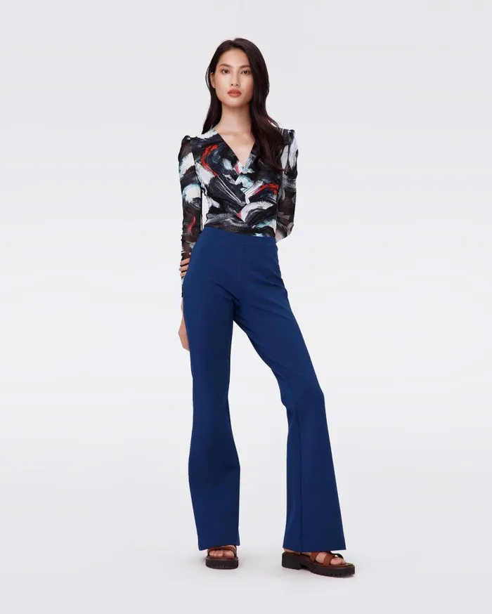 DVF Pants and Shorts Women Gregory Pants Midnight