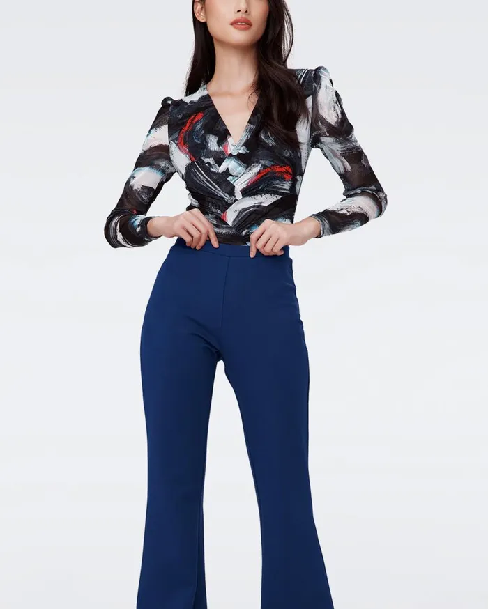 DVF Pants and Shorts Women Gregory Pants Midnight