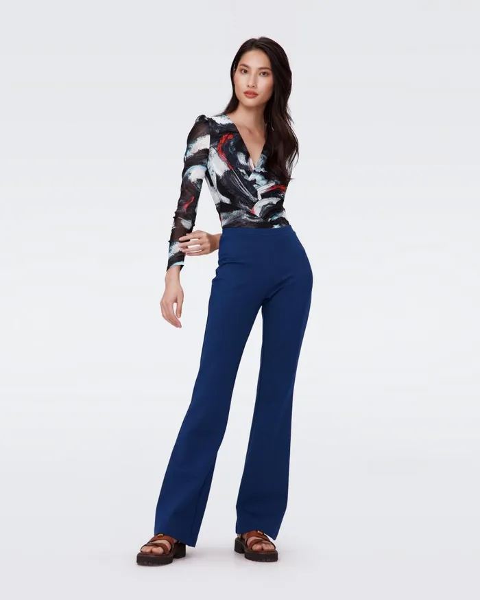 DVF Pants and Shorts Women Gregory Pants Midnight