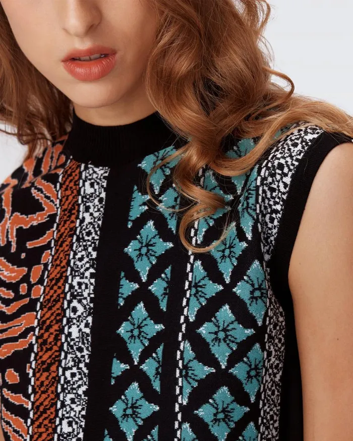 DVF Tops Women Cass Top Multicolor Retro Stripe