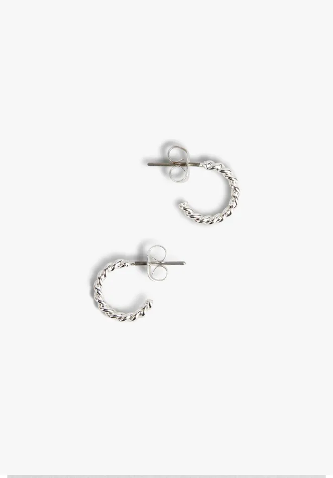 Earrings Women Hush Jolie Mini Hoop Earrings Silver