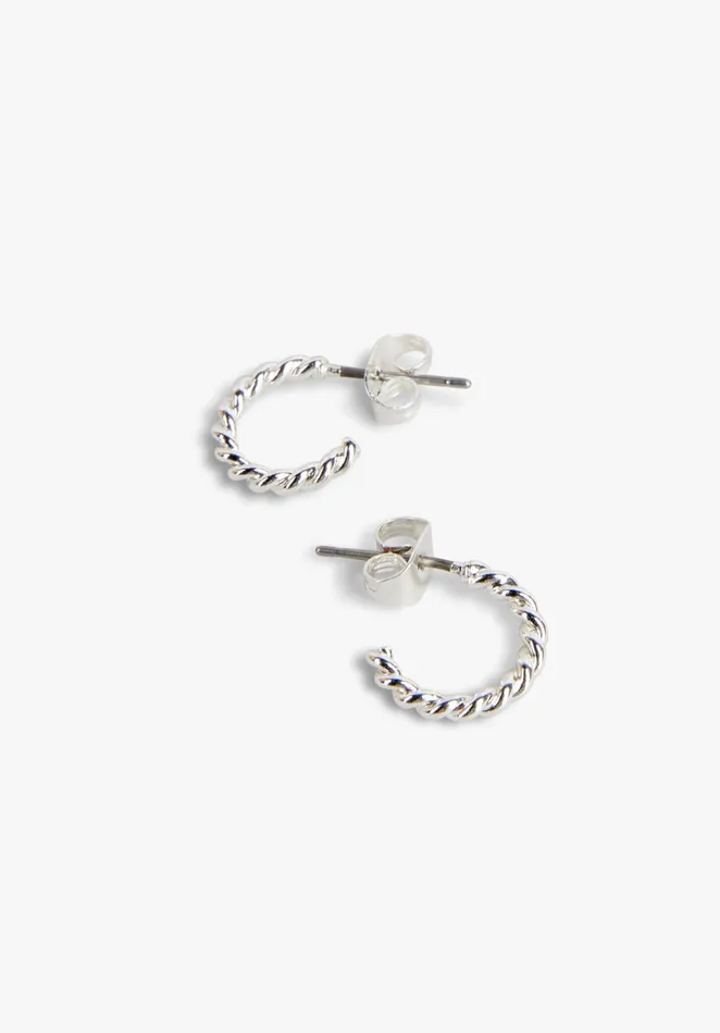 Earrings Women Hush Jolie Mini Hoop Earrings Silver