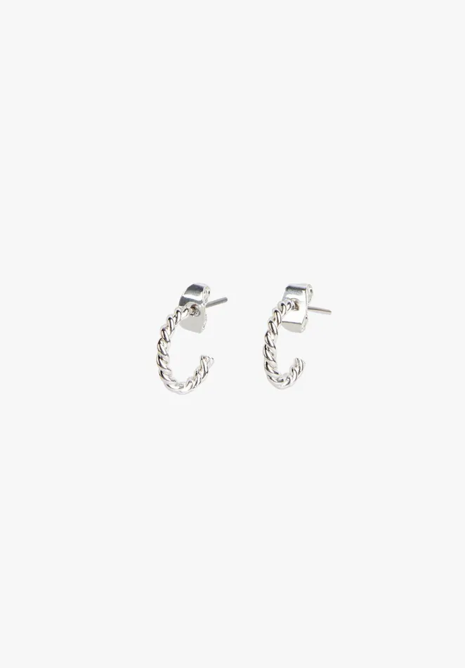 Earrings Women Hush Jolie Mini Hoop Earrings Silver