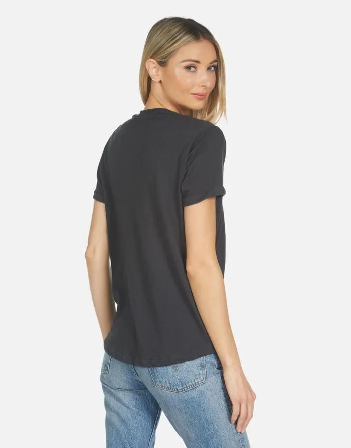 Edda Hippie Girl Onyx Women Lauren Moshi Short Sleeve