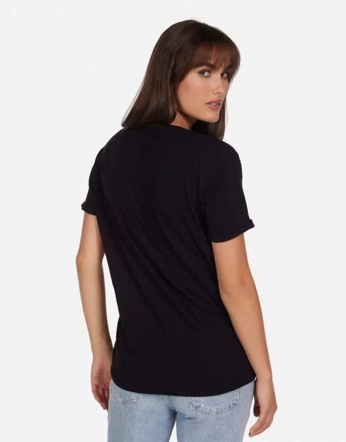 Edda Neon Stud Elements Black Women Lauren Moshi Short Sleeve