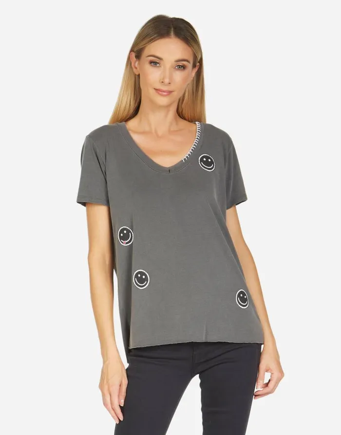Elara Peace Love Moshi Milk Women Lauren Moshi Short Sleeve