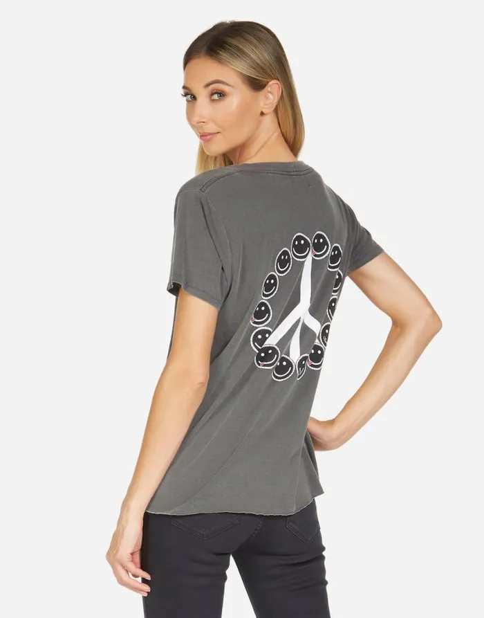 Elara Peace Love Moshi Milk Women Lauren Moshi Short Sleeve