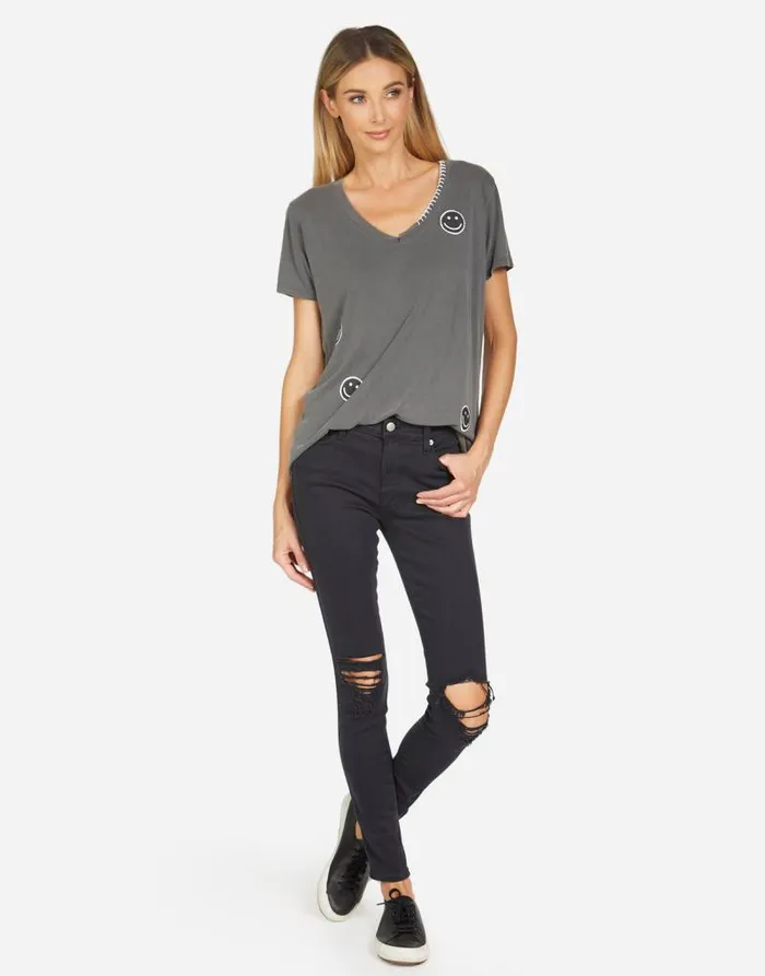 Elara Peace Love Moshi Milk Women Lauren Moshi Short Sleeve