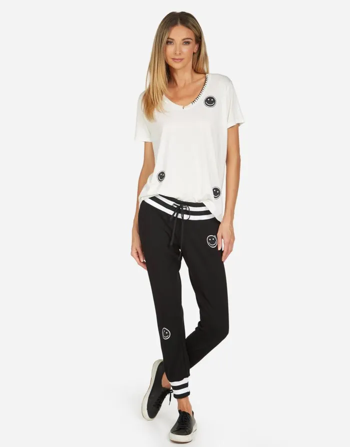 Elara Peace Love Moshi Milk Women Lauren Moshi Short Sleeve