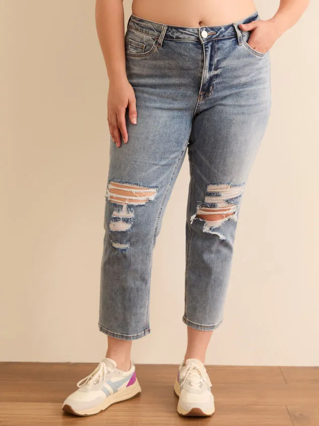 Elena Vintage Deconstructed Jeans Mediumwash Women Altar039d State Bottoms Elena Vintage Deconstructed Jeans Mediumwash Women Altar039d State Bottoms