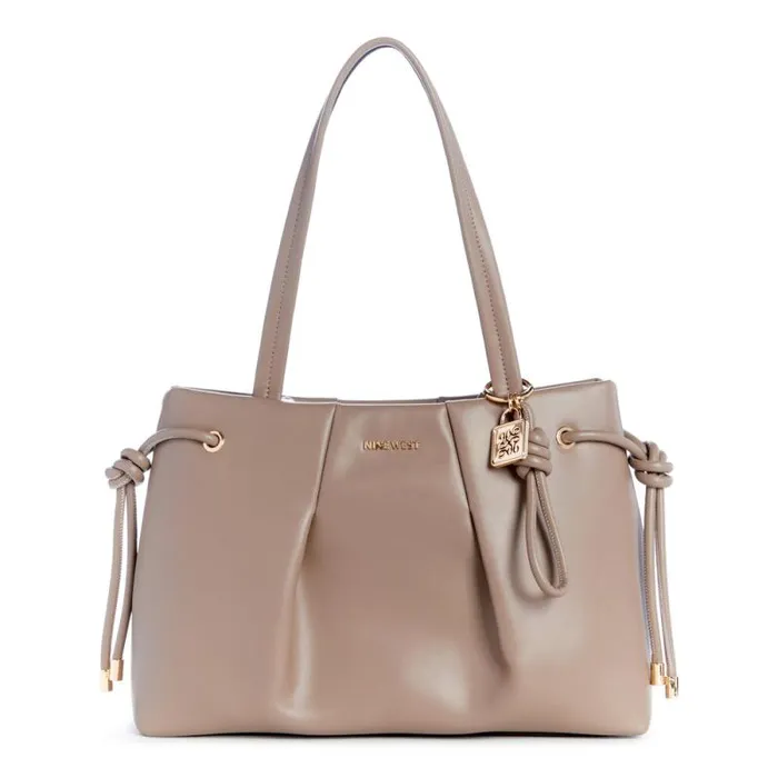 Elin Shopper Dark Mushroom Women Nine West Satchels and Shoulder Bags