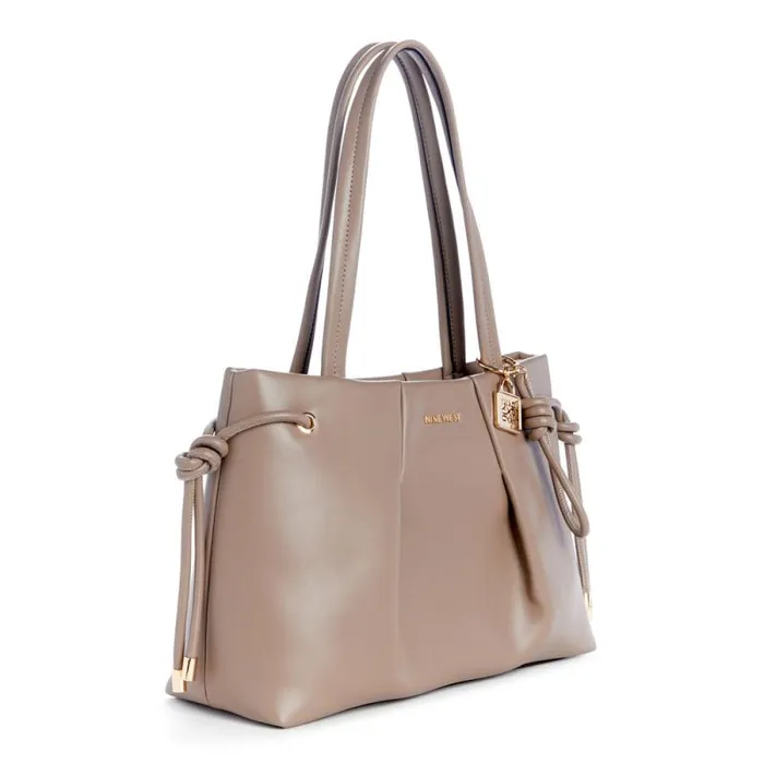 Elin Shopper Dark Mushroom Women Nine West Satchels and Shoulder Bags