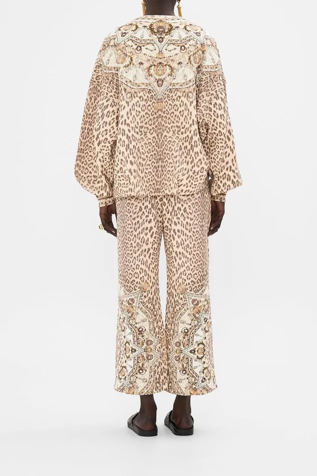 EMBELLISHED TUCK DETAIL SWEATER GROTTO GODDESS Grotto Goddess Womens Camilla Knitwear