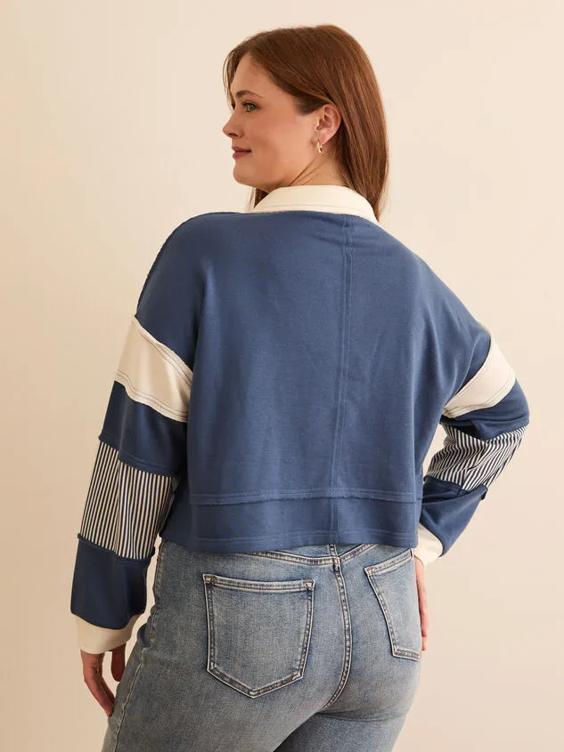 Ember Varsity Sweater Greenivory Women Altar039d State Tops Ember Varsity Sweater Greenivory Women Altar039d State Tops